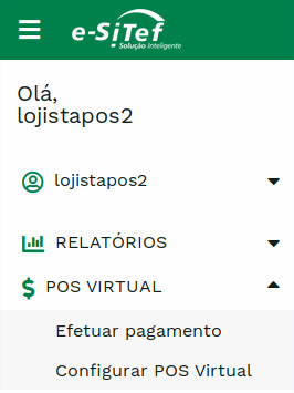 &quot;Link para a configuração de POS Virtual.&quot; -no-filter